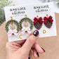 Winter Polymer Clay Earrings