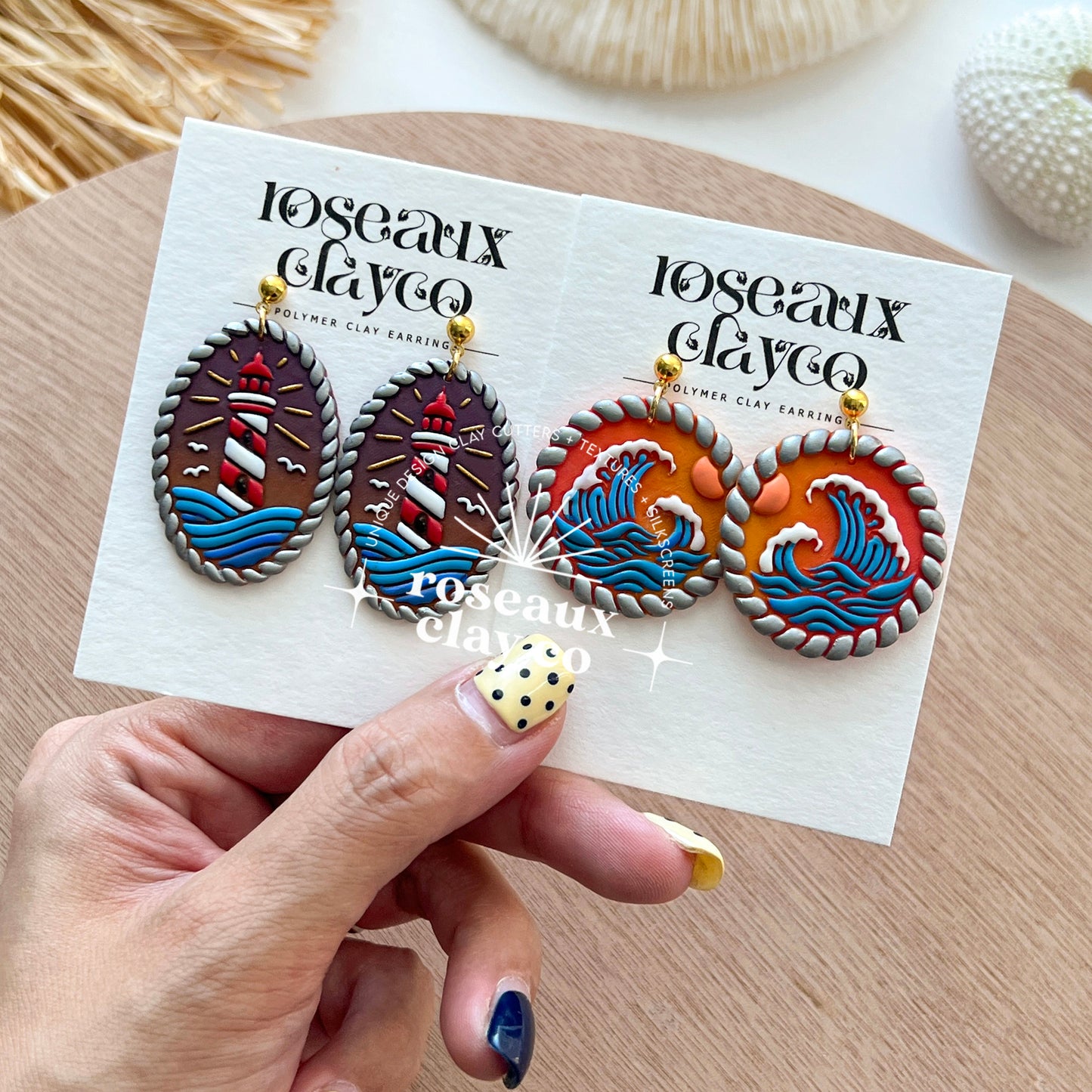 RoseauxClayCo Nautical Polymer Clay Cutters