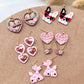 Valentine's Day Polymer Clay Cutters Set | Valentines Ballon | Heart Shaped Bookcase