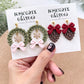 Winter Polymer Clay Cutters | Wreath | Snowflake | Poinsettia