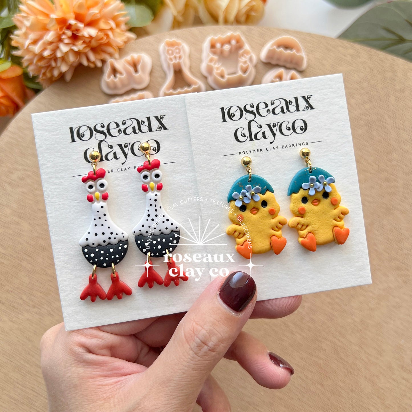 RoseauxClayCo Easter Polymer Clay Cutters