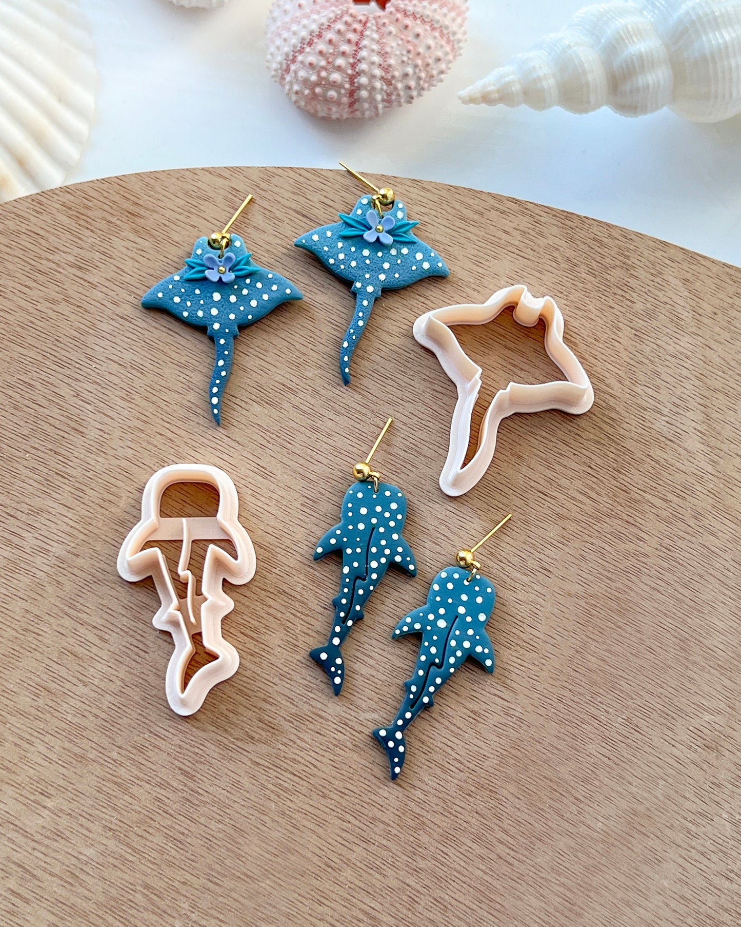 Ocean Sea Animal Clay Cutters | Blue Whale | Shark | Dolphin | Orca