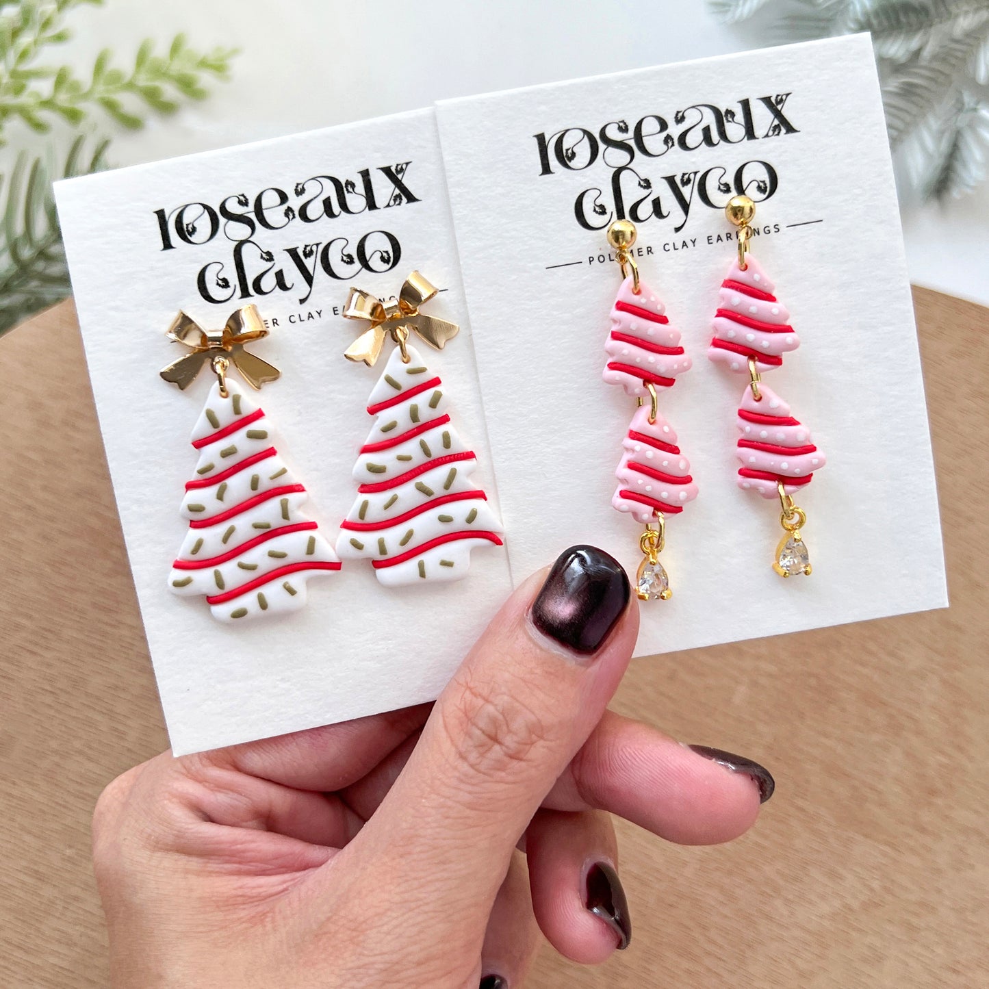 Christmas Polymer Clay Cutters | Candy Cane Cutters | Gingerbread | Snowman | Tree Sugar Cookie