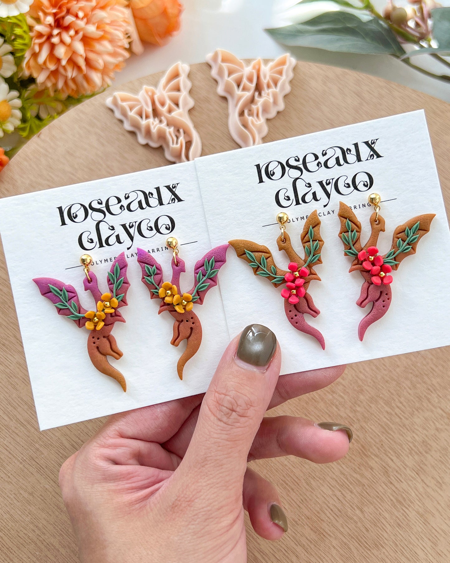 Flying Dragon Polymer Clay Cutters