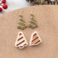 Christmas Ornaments Polymer Clay Cutters | Holiday Clay Earring Cutters Set for Jewelry Making