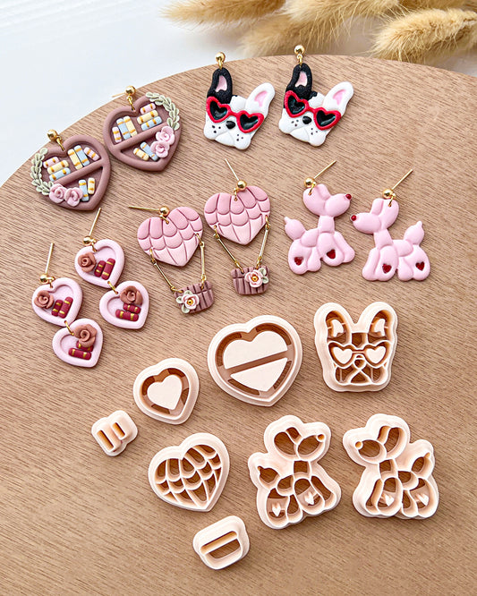 Sweetheart Animals Polymer Clay Cutters