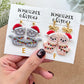 Cute Winter Animal Polymer Clay Earrings