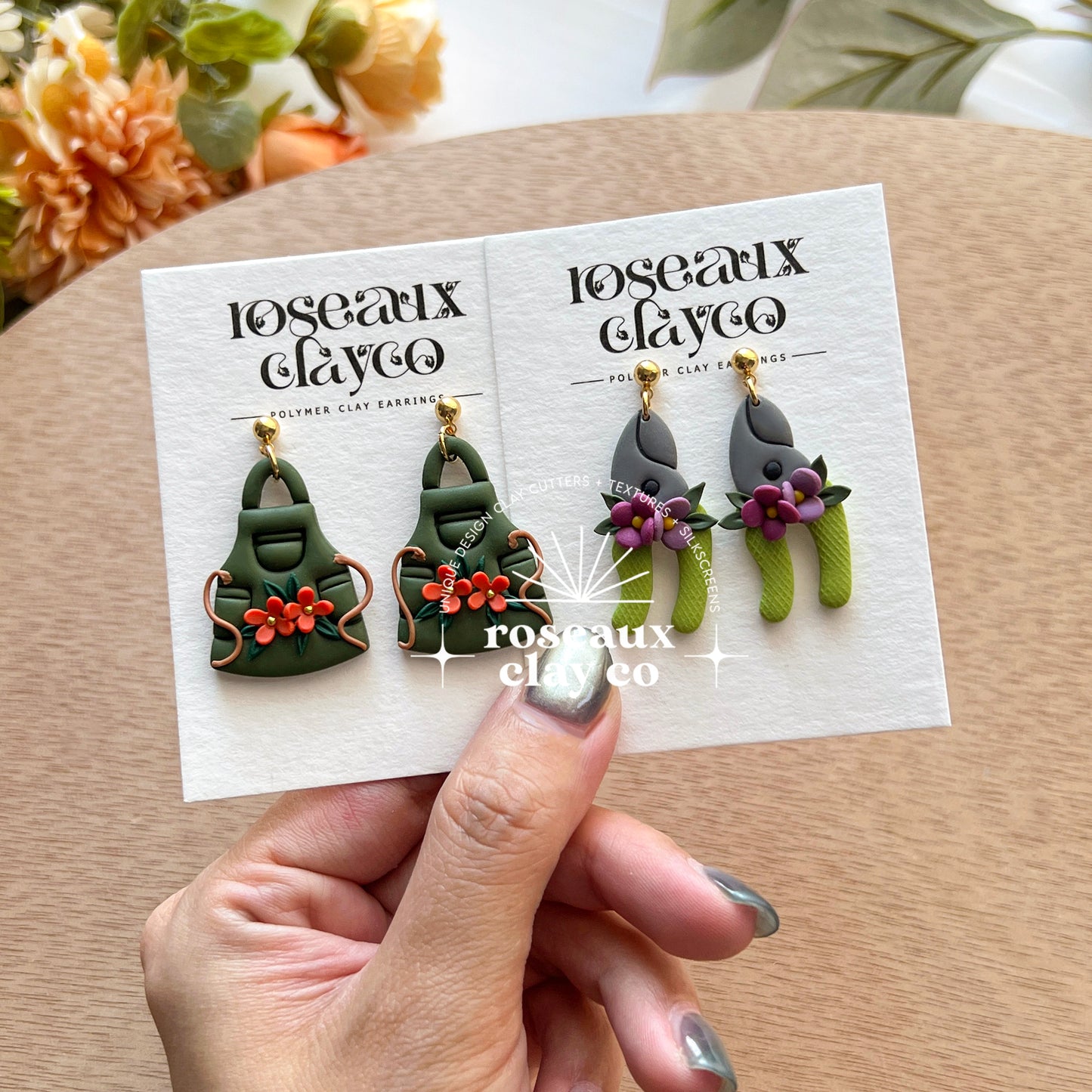 RoseauxClayCo Spring Garden Polymer Clay Cutters