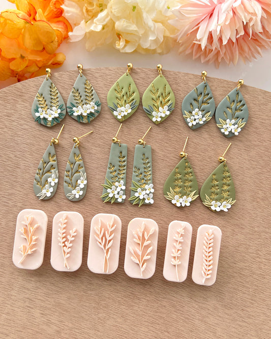 Botanical Clay Stamps