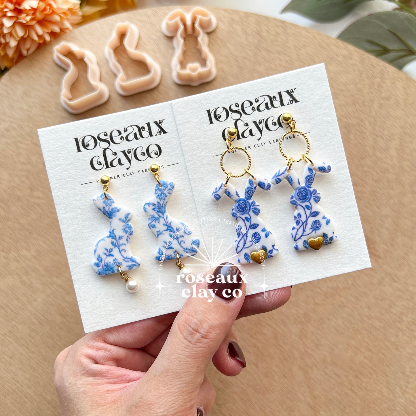 RoseauxClayCo Easter Polymer Clay Cutters