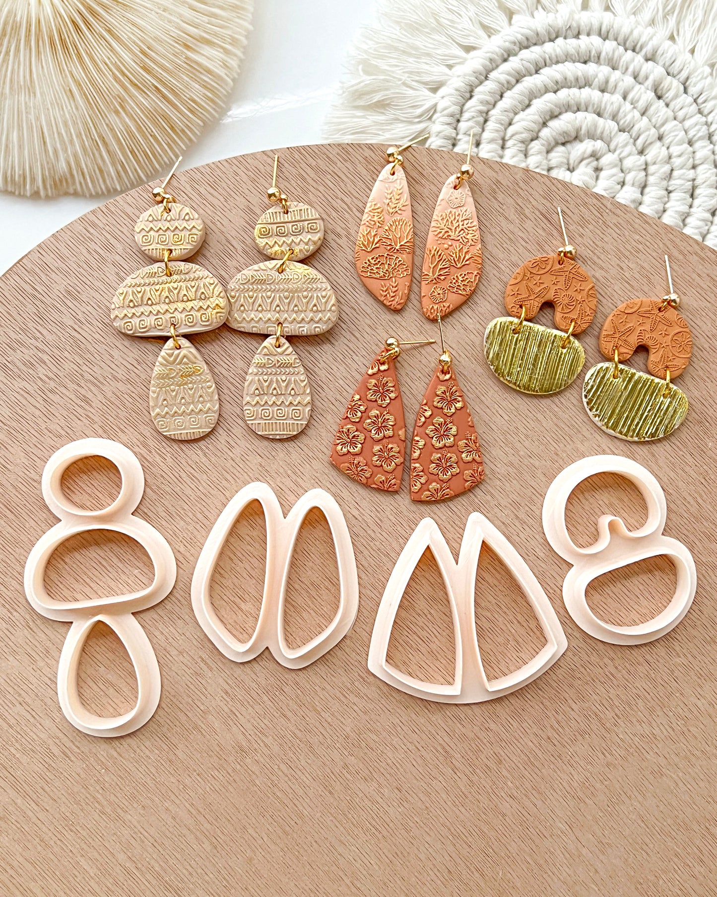 Must Have! Polymer Clay Cutters | Clay Earring Cutters Set for Jewelry Making