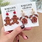 Christmas Polymer Clay Cutters | Candy Cane Cutters | Gingerbread | Snowman | Tree Sugar Cookie