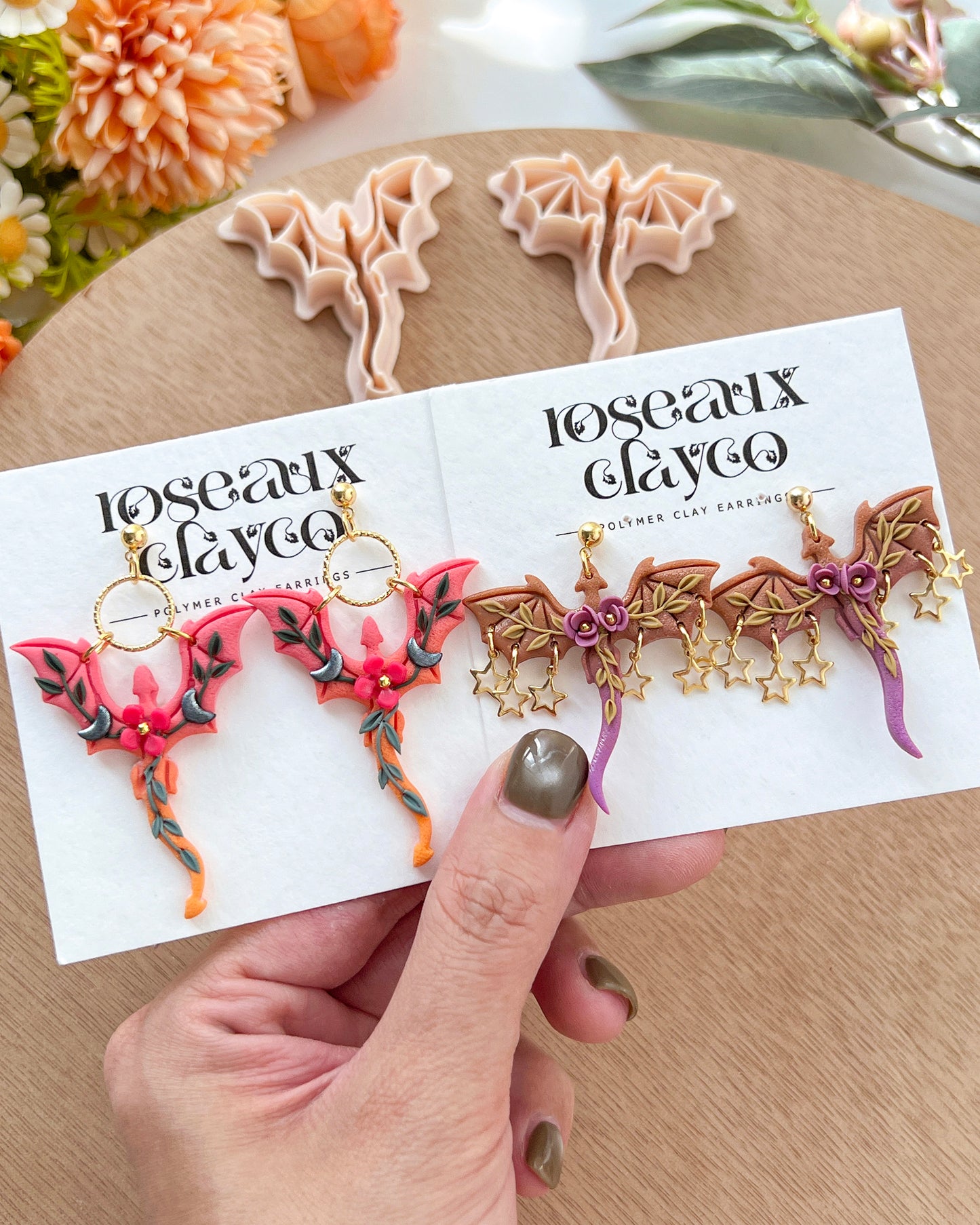 Flying Dragon Polymer Clay Cutters