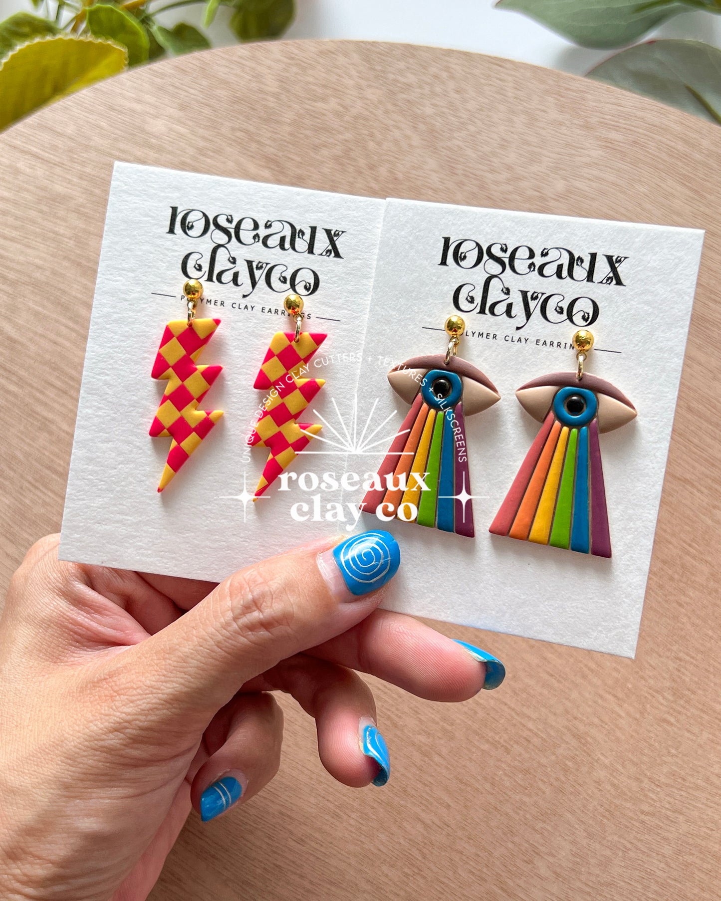 RoseauxClayCo Groovy Retro Polymer Clay Cutters