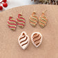 Christmas Ornaments Polymer Clay Cutters | Holiday Clay Earring Cutters Set for Jewelry Making