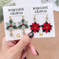 Winter Polymer Clay Earrings