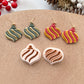 Christmas Ornaments Polymer Clay Cutters | Holiday Clay Earring Cutters Set for Jewelry Making