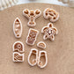 Ocean Beach Polymer Clay Cutters | Sea Animal Clay Cutters | Crab | Lobster | Turtle