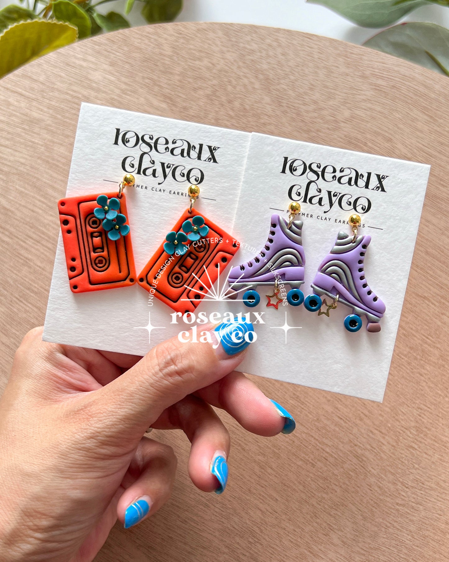 RoseauxClayCo Groovy Retro Polymer Clay Cutters