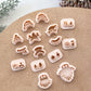 Christmas Ghost Polymer Clay Cutters Set