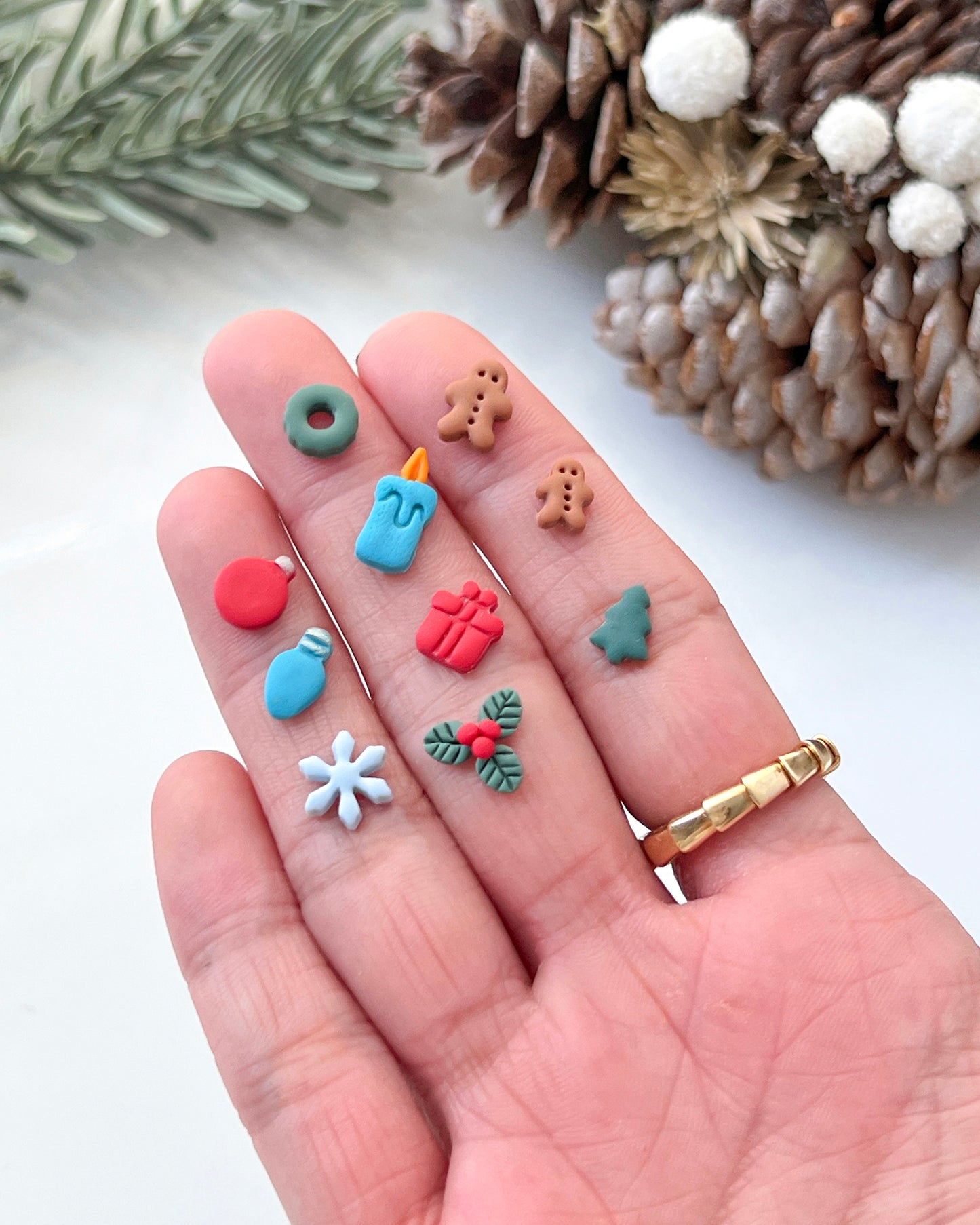 Christmas Ghost Polymer Clay Cutters Set