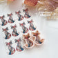 Patchwork Fox Polymer Clay Transfer Paper & Matching Cutter