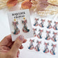 Patchwork Fox Polymer Clay Transfer Paper & Matching Cutter