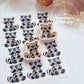 Patchwork Raccoon Polymer Clay Transfer Paper & Matching Cutter