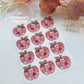 Patchwork Apple Polymer Clay Transfer Paper & Matching Cutter
