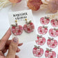 Patchwork Apple Polymer Clay Transfer Paper & Matching Cutter