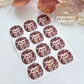 Patchwork Hedgehog Polymer Clay Transfer Paper & Matching Cutter