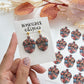 Patchwork Acorn Polymer Clay Transfer Paper & Matching Cutter