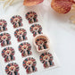 Patchwork Lion Polymer Clay Transfer Paper & Matching Cutter