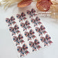 Patchwork Bow Polymer Clay Transfer Paper & Matching Cutter