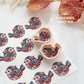 Patchwork Bird Polymer Clay Transfer Paper & Matching Cutter