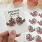 Patchwork Bird Polymer Clay Transfer Paper & Matching Cutter