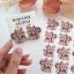 Patchwork Squirrel Polymer Clay Transfer Paper & Matching Cutter
