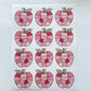 Patchwork Apple Polymer Clay Transfer Paper & Matching Cutter