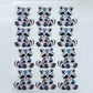 Patchwork Raccoon Polymer Clay Transfer Paper & Matching Cutter