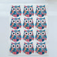 Patchwork Owl Polymer Clay Transfer Paper & Matching Cutter