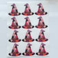 Patchwork Witch Hat Polymer Clay Transfer Paper & Matching Cutter