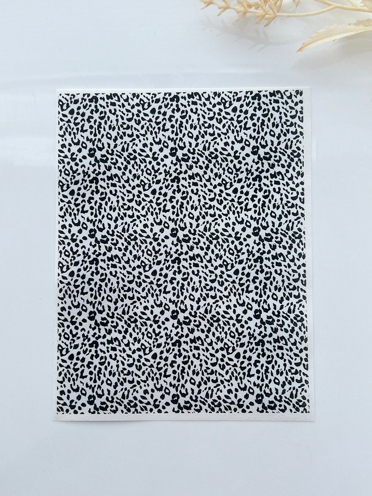 Animal Print Clay Transfer Papers