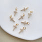 14K Gold Filled Zircon Cross Charms