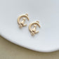 14K Gold Filled Cat & Crescent Moon Charms
