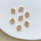 14K Gold Filled Round Zircon Connectors