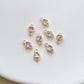 14K Gold Filled Heart Zircon Connectors