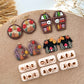 2024 Fall Halloween Mini Polymer Clay Cutters | Micro Clay Earring Cutters for Jewelry Making