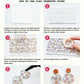 Patchwork Bow Polymer Clay Transfer Paper & Matching Cutter