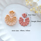 Spring Scalloped Polymer Clay Cutters Set for Jewelry Making