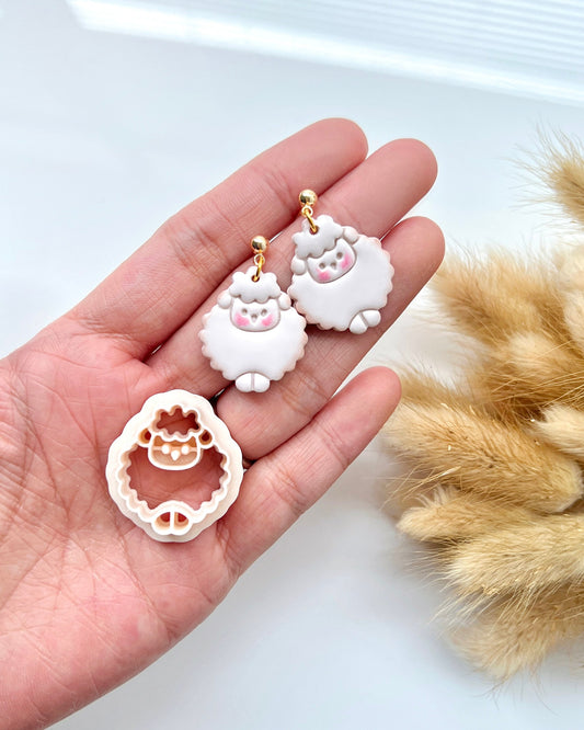 Sheep Easter Clay Cutters | Easter Polymer Clay Cutter | Clay Earring Cutter | Spring Clay Cutter